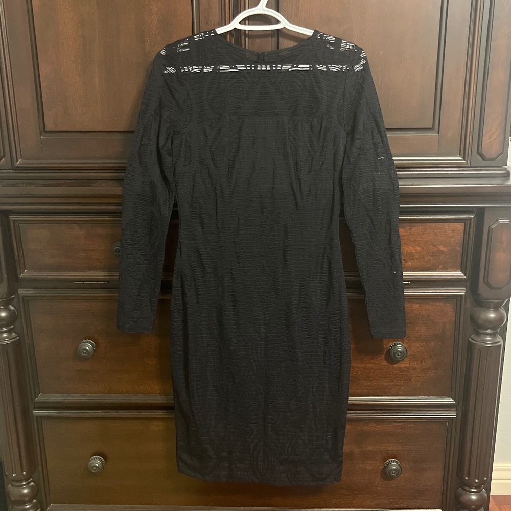 Cache Black Cocktail Dress, 6
